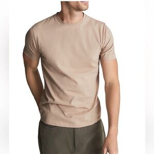Reiss “Bless” Crewneck Tee Shirt (Stone)